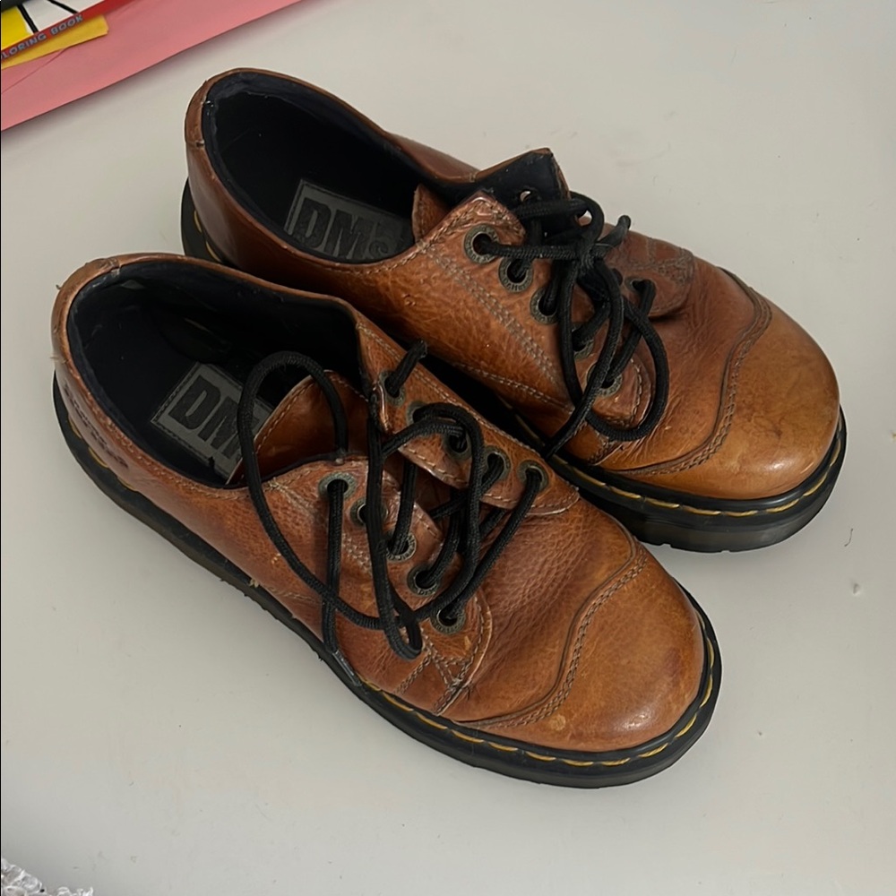 Dr. Martens Brown Leather Oxfords VINTAGE